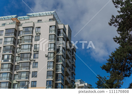 new apartment building against the sky 111170808
