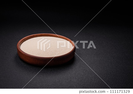 Semolina wheat grains are white in raw form 111171329
