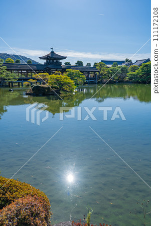 京都市平安神宮庭園的清鳳池 111172108