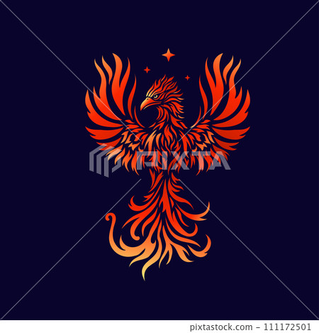 Phoenix Fire bird illustration Phoenix Fire bird illustration 111172501