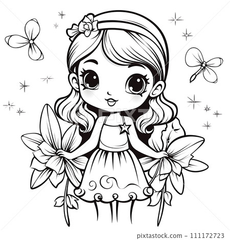 vector, fairy, girl 111172723