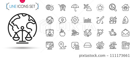 icon, vector, set 111173661