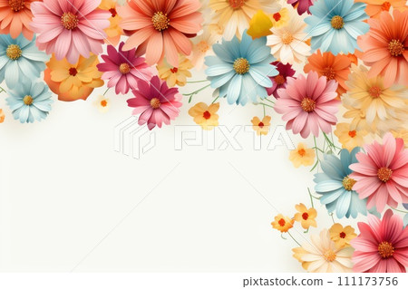 flower flora blossom background, Generative AI 111173756
