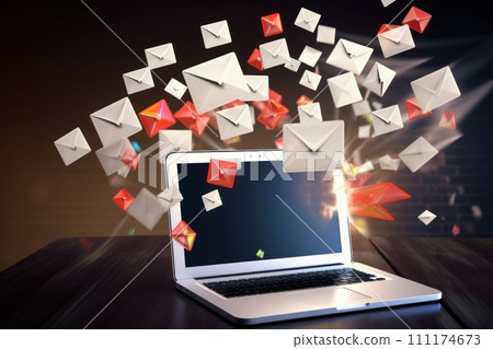 Email inbox full animation concept 111174673