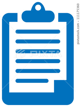Clipboard icon blue Clipboard icon blue 111175360