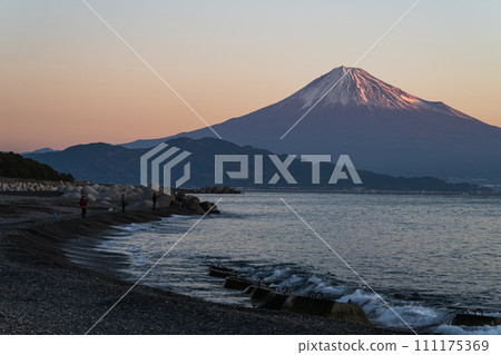 Miho no Matsubara at dusk Miho no Matsubara at dusk 111175369