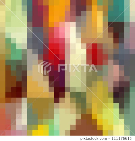 Bauhaus composition artwork made with vector abstract elements, lines and bold geometric shapes, useful for website background, poster art design, magazine front page, banners, prints cover. eps 10 111176615