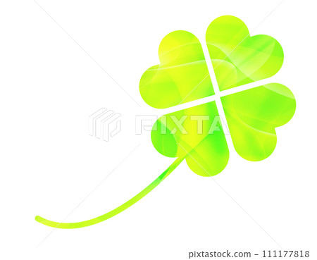Four-leaf clover illustration Four-leaf clover illustration 111177818
