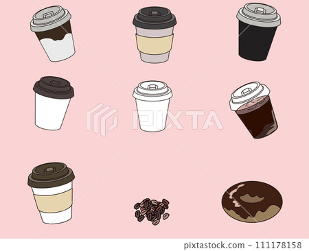Coffee illustration_set Coffee illustration_set 111178158
