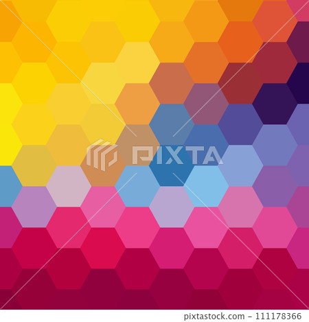 Color hexagon background. Presentation template. Vector background. eps 10 111178366