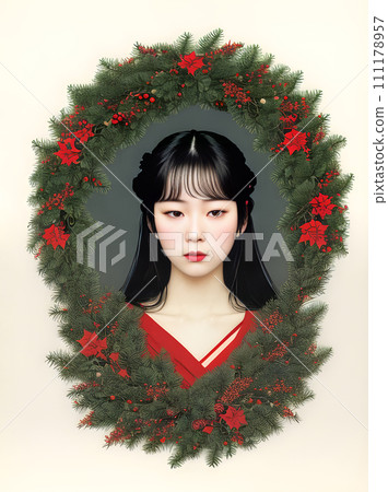 festive unconventional hanging decoration. 111178957