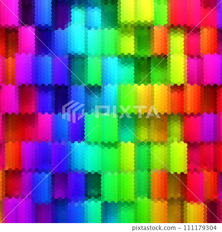 Vector color hexagon pattern. Geometric abstract background with simple hexagonal elements. Medical, technology or science design. eps 10 111179304