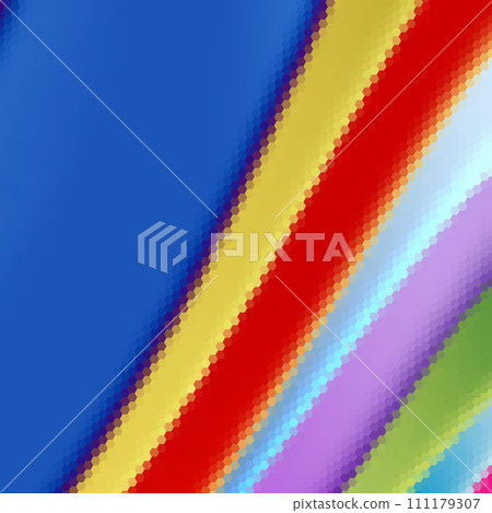 Abstract vector background. Geometric image. polygonal style. Beige pixel. Color hexagon. eps 10 111179307