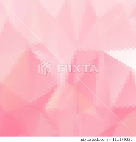 Light pink hexagon vector background. Geometric image in polygonal style. eps 10 Light pink hexagon vector background. Geometric image in polygonal style. eps 10 111179323