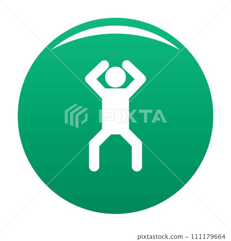Stick figure stickman icon pictogram. Vector simple illustration of stickman icon isolated on white background. Man human stick sign 111179664