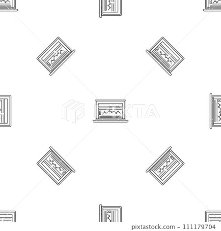 Laptop finance pattern seamless vector repeat geometric for any web design Laptop finance pattern seamless vector repeat geometric for any web design 111179704