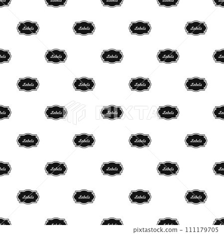 Nice label pattern seamless vector repeat geometric for any web design Nice label pattern seamless vector repeat geometric for any web design 111179705