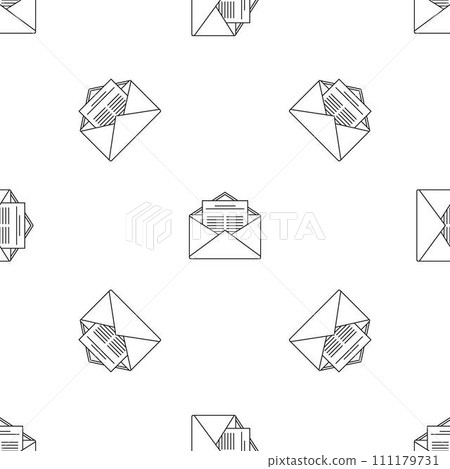 Mail pattern seamless vector repeat geometric for any web design Mail pattern seamless vector repeat geometric for any web design 111179731