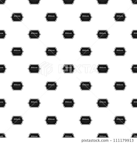 Well met label pattern seamless vector repeat geometric for any web design Well met label pattern seamless vector repeat geometric for any web design 111179913