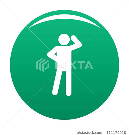 Stick figure stickman icon pictogram. Vector simple illustration of stickman icon isolated on white background. Man human stick sign 111179918