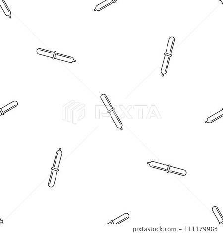 Pipette pattern seamless vector repeat geometric for any web design 111179983