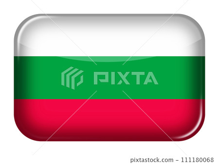 Bulgaria web icon rectangle button Bulgaria web icon rectangle button 111180068