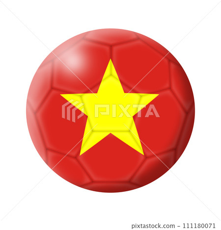 Vietnam soccer ball football illustration Vietnam soccer ball football illustration 111180071