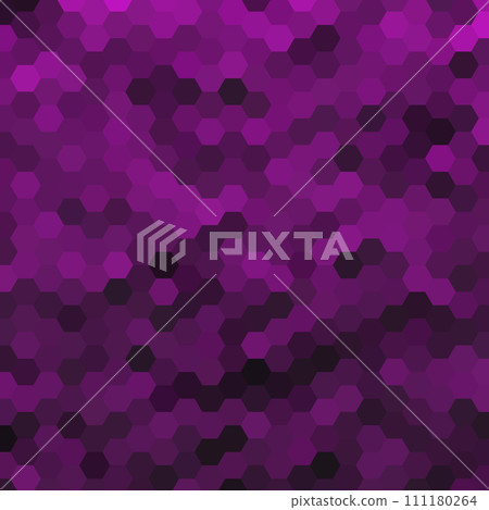 Purple hexagon background. Modern design. Template for advertising, presentation layout. eps 10 111180264