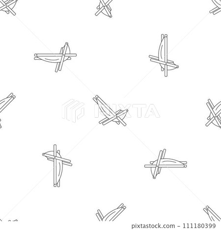 Hammock chair pattern seamless vector repeat geometric for any web design 111180399