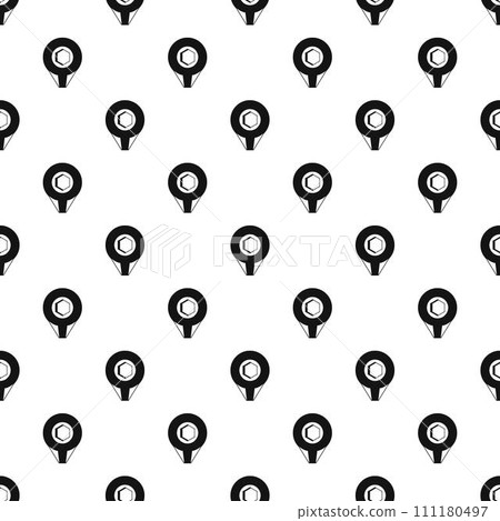 Mark pin pattern seamless vector repeat geometric for any web design Mark pin pattern seamless vector repeat geometric for any web design 111180497