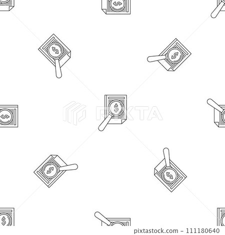 Payment paper pattern seamless vector repeat geometric for any web design 111180640