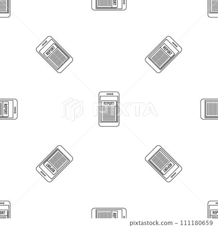 Expense report pattern seamless vector repeat geometric for any web design 111180659