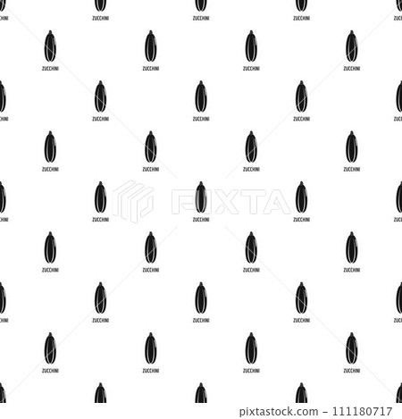 Zucchini pattern seamless vector repeat geometric for any web design 111180717