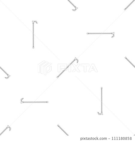 Walking stick pattern seamless vector repeat geometric for any web design Walking stick pattern seamless vector repeat geometric for any web design 111180858