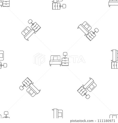 Sleep bed room pattern seamless vector repeat geometric for any web design Sleep bed room pattern seamless vector repeat geometric for any web design 111180971