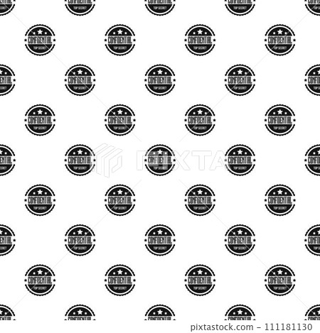 Confidental pattern seamless vector repeat geometric for any web design 111181130