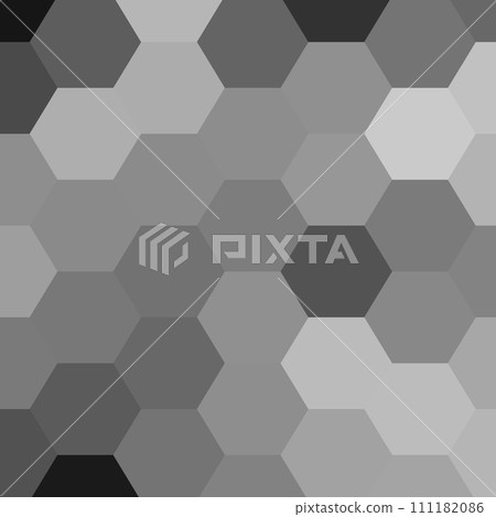 Geometric background. Colorful template for background. Gray hexagons. eps 10 111182086