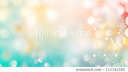 Abstract blur bokeh banner background 111182385