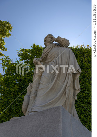 Sculptures in the Schoenbrunn Palace Park Sculptures in the Schoenbrunn Palace Park 111183619