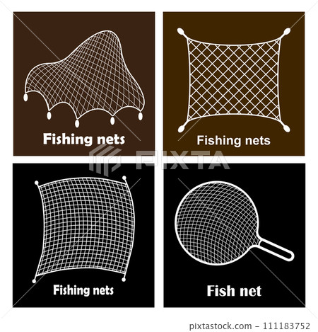 Fishing net icon Fishing net icon 111183752
