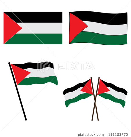 Palestine flag icon Palestine flag icon 111183770