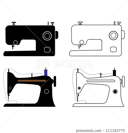 Sewing machine logo 111183775