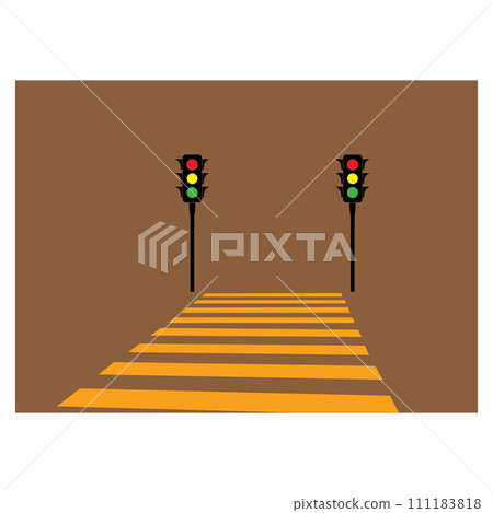 Crosswalk icon 111183818