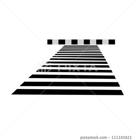 Crosswalk icon 111183821