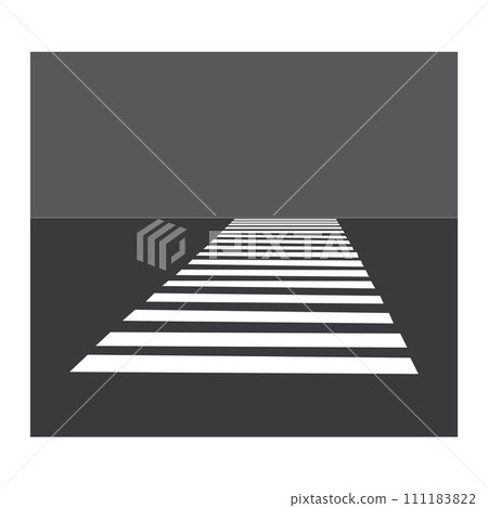 Crosswalk icon Crosswalk icon 111183822