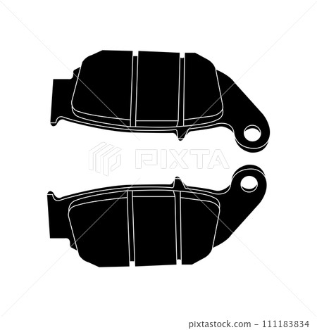 Disc brake lining icon 111183834