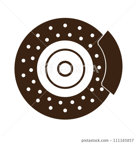 Disc brake icon 111183857