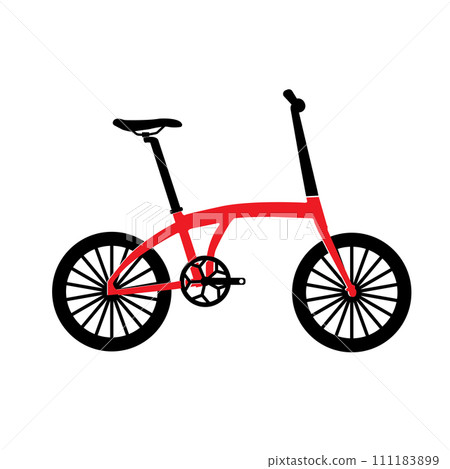 Folding bike icon 111183899