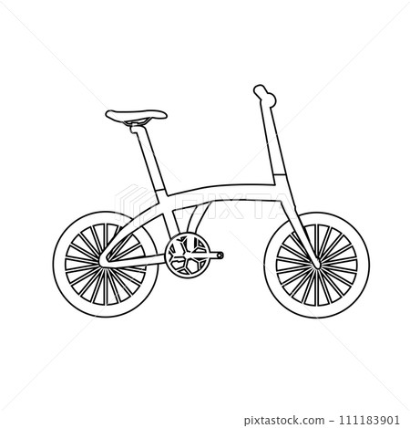 Folding bike icon Folding bike icon 111183901