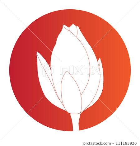 Lotus flower icon 111183920